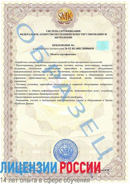 Образец сертификата соответствия (приложение) Нальчик Сертификат ISO 27001